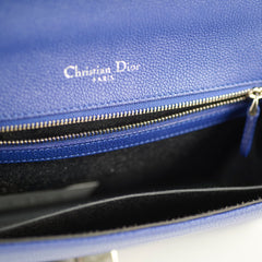 Christian Dior Diorama Medium Navy Grained