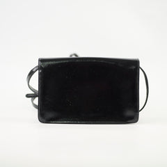Prada Shiny Black Wallet On Chain Crossbody