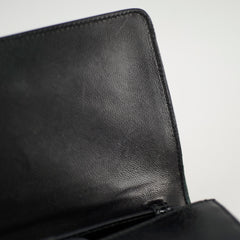 Prada Shiny Black Wallet On Chain Crossbody