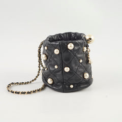 Chanel Mini About Pearls Bucket Bag