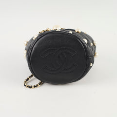 Chanel Mini About Pearls Bucket Bag