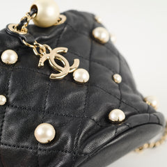 Chanel Mini About Pearls Bucket Bag