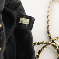 Chanel Mini About Pearls Bucket Bag