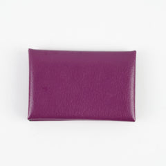 Hermes Calvi Cardholder Anemone Chevre Chamkila