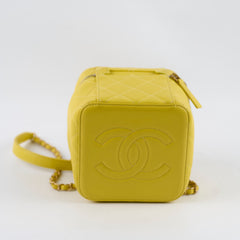 Chanel CC Yellow Vanity Case