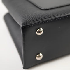 Louis Vuitton Black Epi Kleber PM Bag