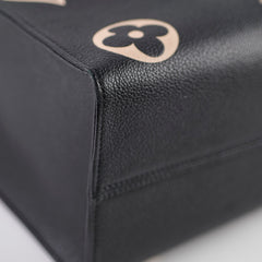 Louis Vuitton Onthego MM Black Empreinte Bi-color