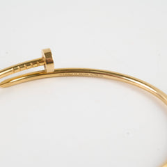 Cartier Small Model Juste Un Clou Bracelet Size 19