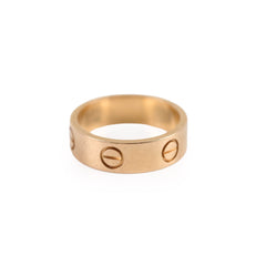 Cartier Classic Love Ring Pink Gold Size 53
