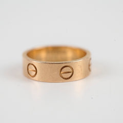 Cartier Classic Love Ring Pink Gold Size 53