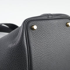 Hermes Picotin 18 Black GHW Y Stamp