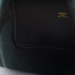 Hermes Picotin 18 Black GHW Y Stamp
