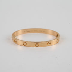 Cartier Classic Model Love Bracelet Size 16 Rose Gold
