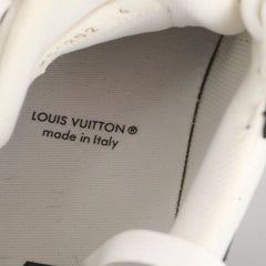 Louis Vuitton Men's LV Trainer Sneakers Black/White Denim Colorway Size US 6