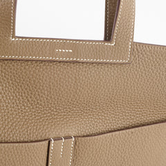 Hermes Halzan 31 Etoupe C Stamp