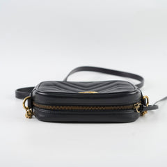 Gucci Mini Marmont Camera Black Crossbody Bag