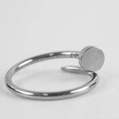 Cartier Juste Un Clou SM White Gold Ring Size 54
