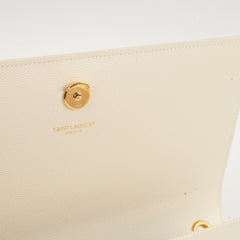 Saint Laurent Kate Medium Ivory White