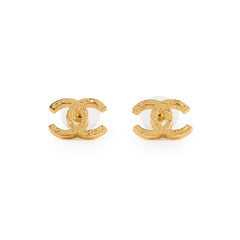 Chanel Gold CC Earrings Costume Jewellery