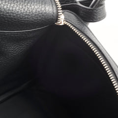 Hermes Lindy 30 Clemence Black D Stamp