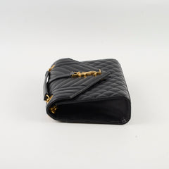 Saint Laurent YSL Envelope Medium Black
