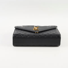 Saint Laurent YSL Envelope Medium Black
