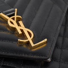 Saint Laurent YSL Envelope Medium Black