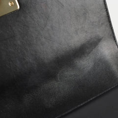 Chanel Old Medium Boy Black Lambskin Chevron