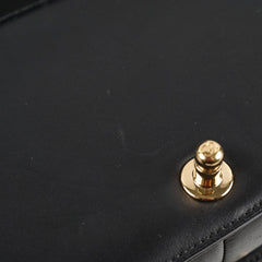 Chanel Old Medium Boy Black Lambskin Chevron