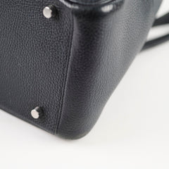 Hermes Lindy 30 Black Clemence SHW T Stamp