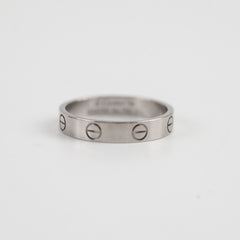 Cartier Love Small Model White Gold Size 56