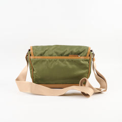 Prada Nylon Messenger Crossbody Khaki / Tan