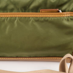 Prada Nylon Messenger Crossbody Khaki / Tan