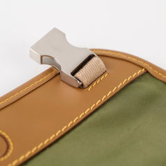 Prada Nylon Messenger Crossbody Khaki / Tan