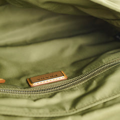 Prada Nylon Messenger Crossbody Khaki / Tan