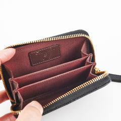 Chanel Caviar Zippy Black Wallet