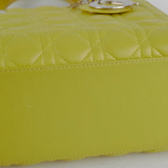 Dior Medium Lady Dior Lambskin Yellow