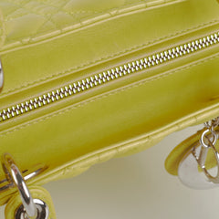 Dior Medium Lady Dior Lambskin Yellow