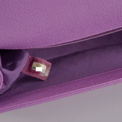 Chanel Old Medium Caviar Boy Purple