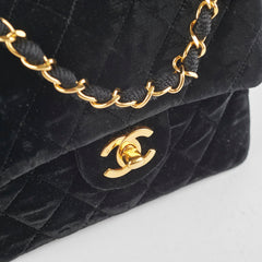 Chanel Mini Square Black Velvet - Series 1