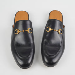 Gucci Princetown Leather Mules Size 40