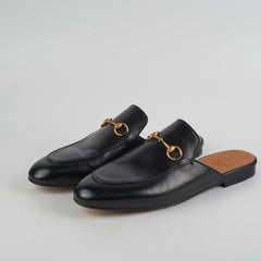 Gucci Princetown Leather Mules Size 40