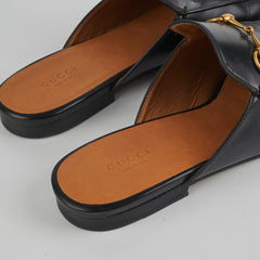 Gucci Princetown Leather Mules Size 40