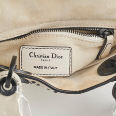 Christian Dior Mini Lady Dior Studded Ivory