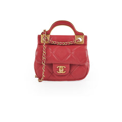 Chanel Micro Seasonal Flap Dark Pink