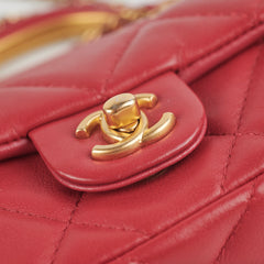 Chanel Micro Seasonal Flap Dark Pink