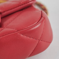 Chanel Micro Seasonal Flap Dark Pink