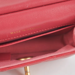 Chanel Micro Seasonal Flap Dark Pink