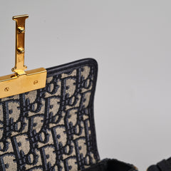 Christian Dior 30 Montainge Box Oblique Navy