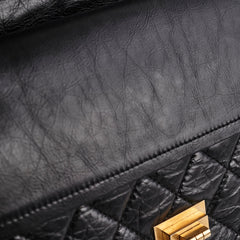 Chanel Reissue Maxi 227 Black Shoulder Bag